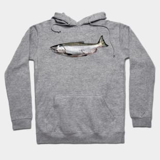 Chinook Salmon Photo Hoodie